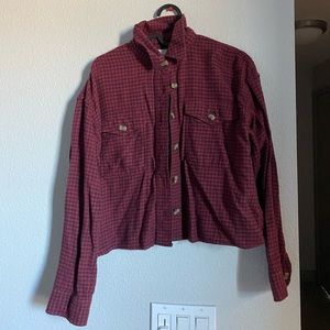 Cropped flannel